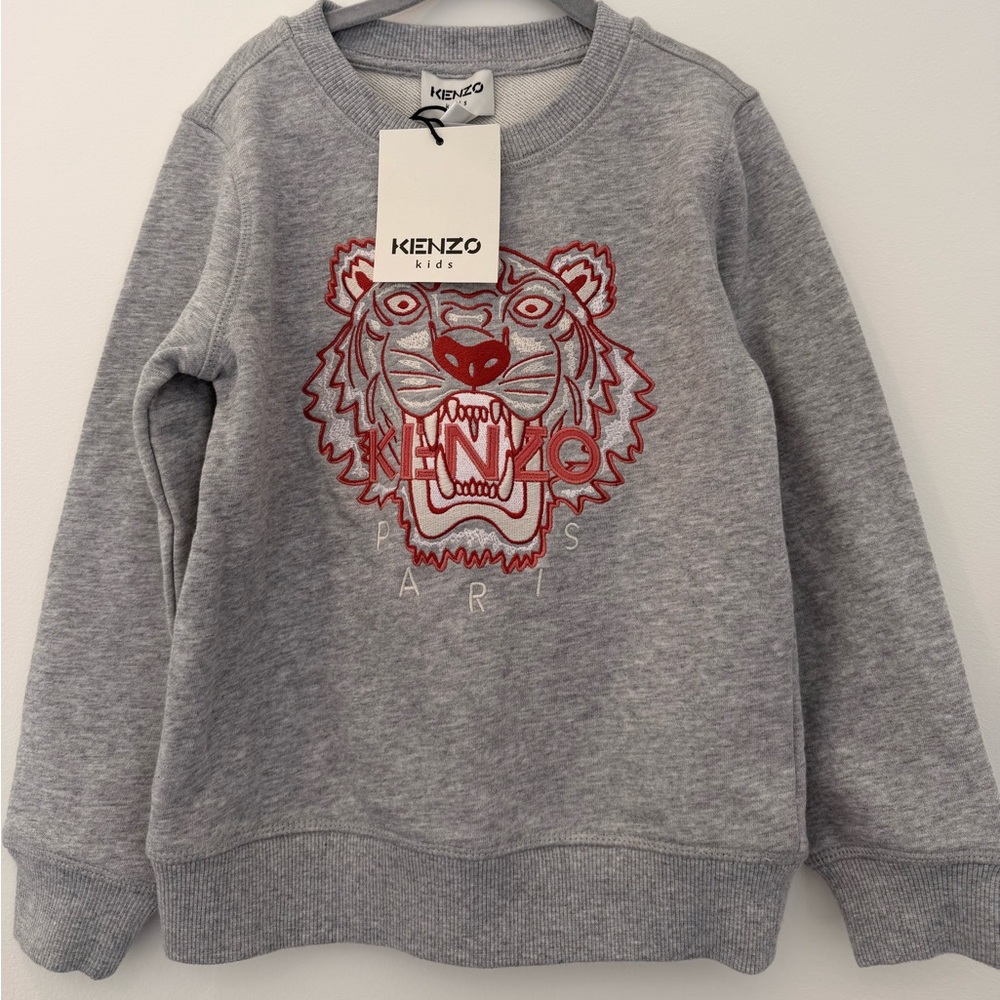 NWT KENZO kids unisex sweatshirt size 8A/128cm - Picture 1 of 3